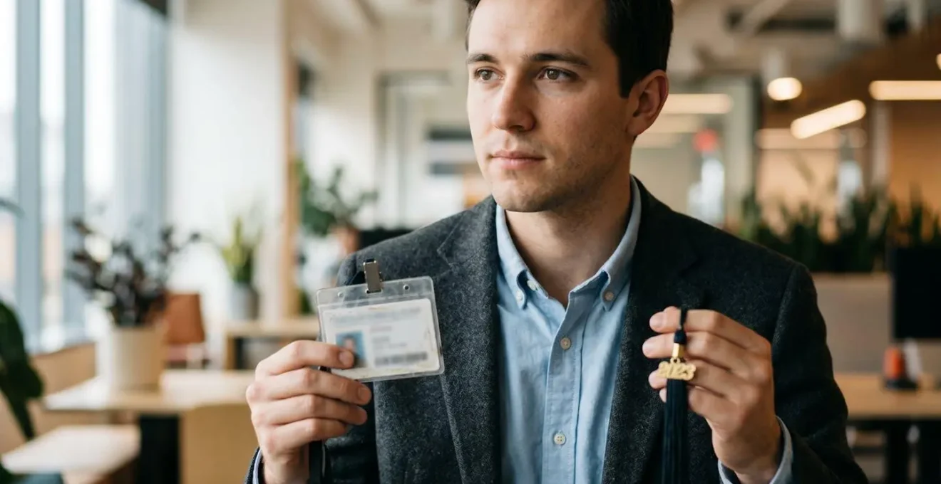 Professional contemplating timing of graduate education at career junction